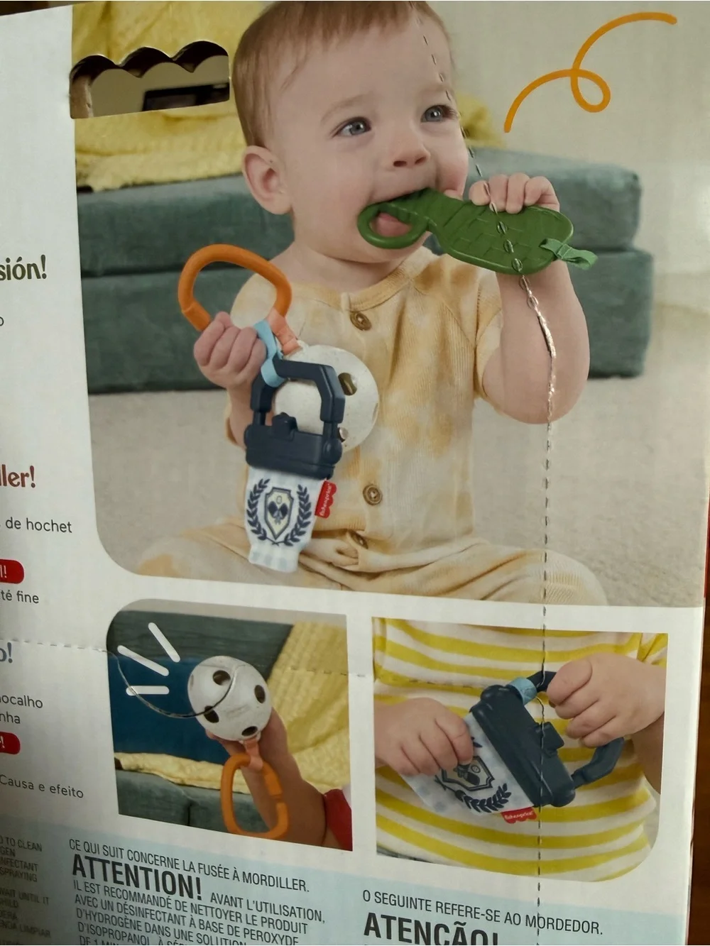 Brand New- Fisher-Price Let's Play Pickleball Baby Toy - NWT!